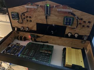 Arcade Cabinet Technik - Ultimarc i-PAC Controller Retro Computer Dresden